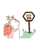 Strawberry deer（個別スタンプ：35）