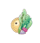 Cute puffer-Rolling's daily life（個別スタンプ：3）