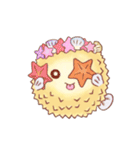 Cute puffer-Rolling's daily life（個別スタンプ：6）