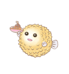 Cute puffer-Rolling's daily life（個別スタンプ：13）