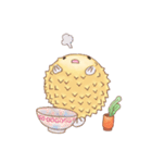 Cute puffer-Rolling's daily life（個別スタンプ：15）