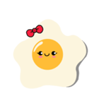 Funny Fried Egg（個別スタンプ：4）