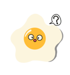 Funny Fried Egg（個別スタンプ：6）