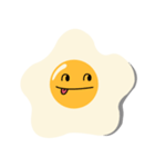Funny Fried Egg（個別スタンプ：22）