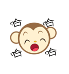 cute monkey 01（個別スタンプ：1）