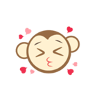 cute monkey 01（個別スタンプ：5）