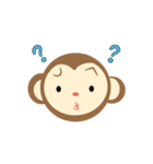 cute monkey 01（個別スタンプ：7）