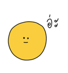 Yellow Round Face（個別スタンプ：3）