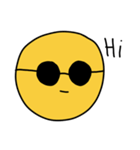 Yellow Round Face（個別スタンプ：27）