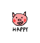 Pinky Pig's Daily Life（個別スタンプ：1）