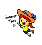 red hair girl ＆ Mr. Radish cake（個別スタンプ：39）