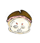 Funny Big Pie face boy Come also！！（個別スタンプ：4）