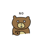 うわべのくま（個別スタンプ：24）