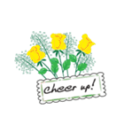 Flowers and greeting card3（個別スタンプ：13）