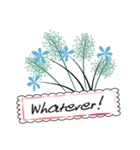 Flowers and greeting card3（個別スタンプ：23）