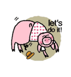 Happy Piggie in May（個別スタンプ：5）