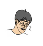 Glasses boy Xin（個別スタンプ：6）