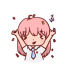 Momo's Student life（個別スタンプ：7）