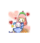 jelly girls and pink cotton ball（個別スタンプ：17）