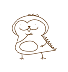 The cute dragon and pie（個別スタンプ：30）