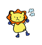 長靴らいおんくん 4（個別スタンプ：33）