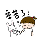 A-chu talking and drawing 2~ Family（個別スタンプ：13）