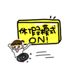 A-chu talking and drawing 2~ Family（個別スタンプ：39）