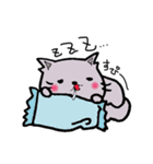 もふもふにゃんこ まる（個別スタンプ：25）