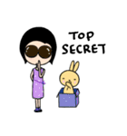 Kiki and Bunny's simple life Part II（個別スタンプ：16）