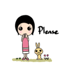 Kiki and Bunny's simple life part I（個別スタンプ：3）