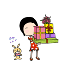 Kiki and Bunny's simple life part I（個別スタンプ：15）