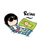 Kiki and Bunny's simple life part I（個別スタンプ：16）