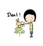 Kiki and Bunny's simple life part I（個別スタンプ：22）