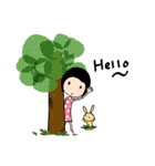 Kiki and Bunny's simple life part I（個別スタンプ：24）