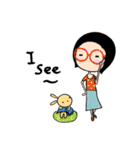 Kiki and Bunny's simple life part I（個別スタンプ：26）