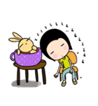 Kiki and Bunny's simple life part I（個別スタンプ：28）