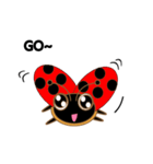 Lovely ladybug（個別スタンプ：3）