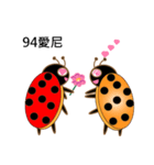 Lovely ladybug（個別スタンプ：4）