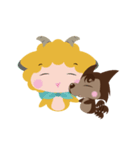 sheep and samll wolf（個別スタンプ：14）