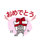 クマ、時々ウサギとキツネ（個別スタンプ：1）