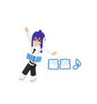 ラキちゃんの日常（個別スタンプ：8）