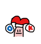 Ugly hat like talking（個別スタンプ：7）