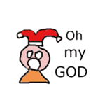 Ugly hat like talking（個別スタンプ：15）