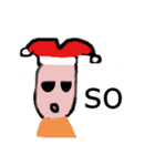 Ugly hat like talking（個別スタンプ：18）