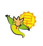 Funny chameleon（個別スタンプ：4）