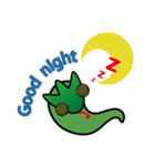 Funny chameleon（個別スタンプ：5）