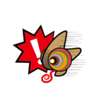 Funny chameleon（個別スタンプ：6）