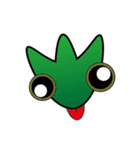 Funny chameleon（個別スタンプ：8）