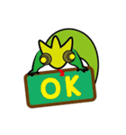Funny chameleon（個別スタンプ：10）