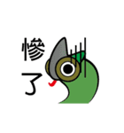 Funny chameleon（個別スタンプ：22）